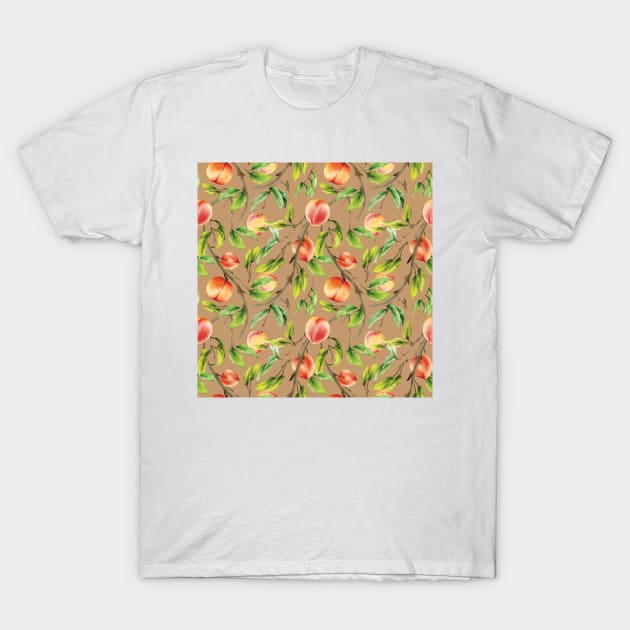 Peaches on the tree T-Shirt by B&K